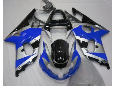 00-02 Estilo Azul Plateado OEM Suzuki GSXR 1000 Carenados Moto