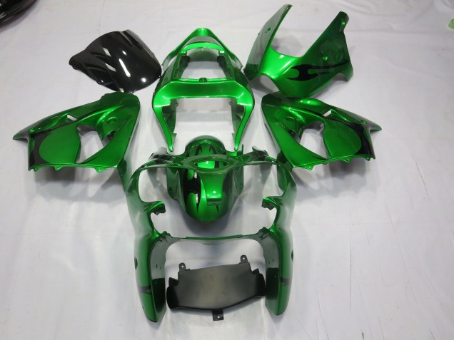 00-02 Verde Kawasaki ZX6R Carenados Moto