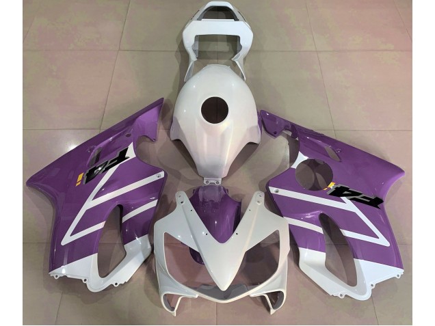 01-03 Blanco Brillante & Morado Honda CBR600 F4i Carenados Moto