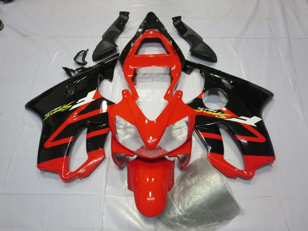 01-03 Negro Brillante & Rojo Honda CBR600 F4i Carenados Moto