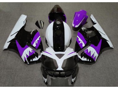 02-05 Tiburón Morado Kawasaki ZX12R Carenados Moto