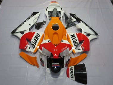 03-04 Blanco Naranja Repsol Honda CBR600RR Carenados Moto