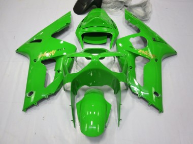 03-04 Ninja Verde Kawasaki ZX6R Carenados Moto