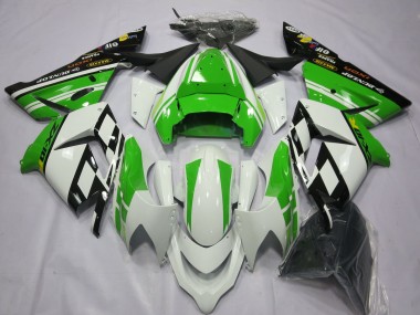 04-05 Especial Blanco Verde Kawasaki ZX10R Carenados Moto