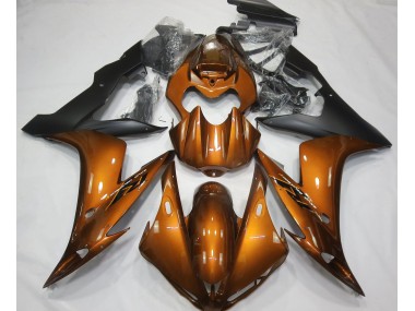 04-06 Naranja Brillante & Negro Yamaha R1 Carenados Moto