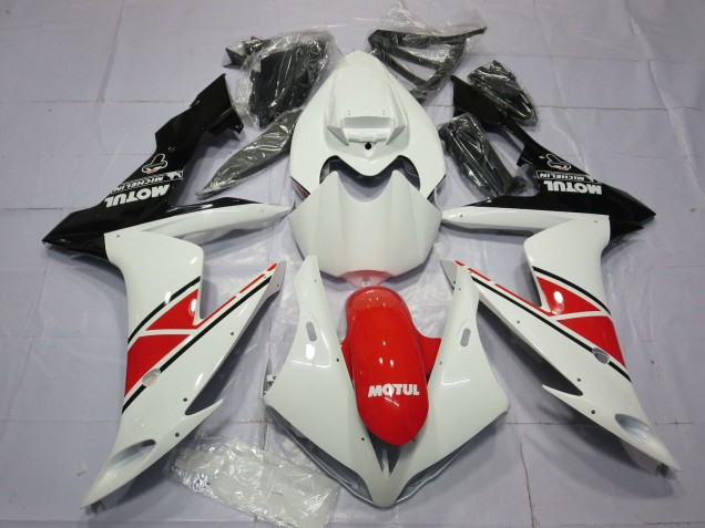 04-06 OEM Estilo Rojo & Blanco Yamaha R1 Carenados Moto