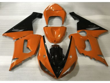 05-06 Naranja Brillante & Negro Kawasaki ZX6R Carenados Moto