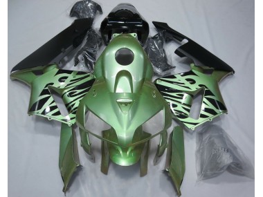 05-06 Verde Claro Llama Honda CBR600RR Carenados Moto