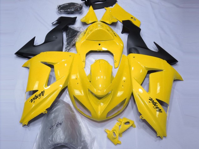 06-07 Amarillo Brillante Kawasaki ZX10R Carenados Moto