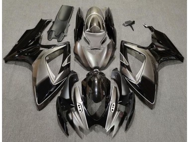 06-07 Plata Oscura & Negro Suzuki GSXR 600-750 Carenados Moto