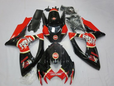 06-07 Rojo Lucky Strike Suzuki GSXR 600-750 Carenados Moto