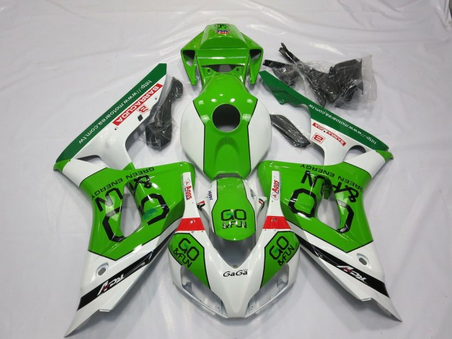 06-07 Verde & Blanco Honda CBR1000RR Carenados Moto