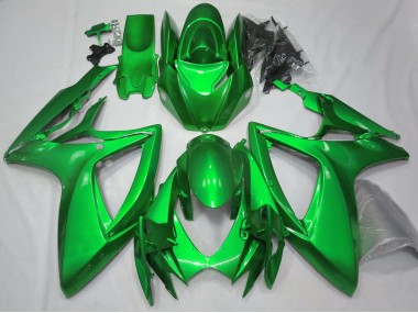 06-07 Verde Brillo Liso Suzuki GSXR 600-750 Carenados Moto