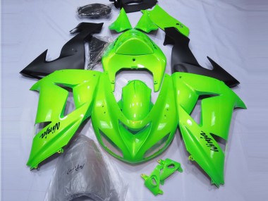 06-07 Verde Lima Kawasaki ZX10R Carenados Moto