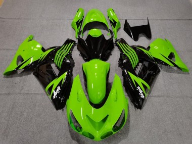 06-11 Verde Lima & Negro Kawasaki ZX14R Carenados Moto