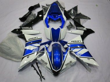 07-08 Azul & Blanco Yamaha R1 Carenados Moto