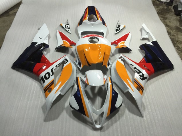 07-08 Blanco Personalizado Repsol Honda CBR600RR Carenados Moto