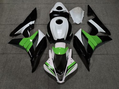 07-08 Negro Blanco & Verde Honda CBR600RR Carenados Moto