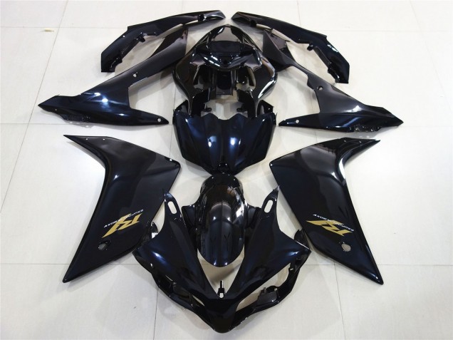 07-08 Oro Negro Brillante Yamaha R1 Carenados Moto