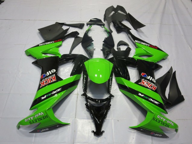 08-10 Verde & Negro Kawasaki ZX10R Carenados Moto