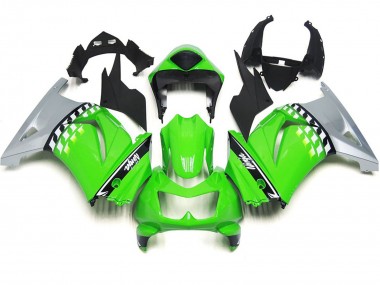 08-12 Cuadro Verde & Negro Kawasaki Ninja 250 Carenados Moto