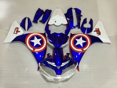 09-11 Capitan America Yamaha R1 Carenados Moto