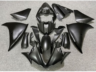 09-11 Negro Mate & Dorado Yamaha R1 Carenados Moto