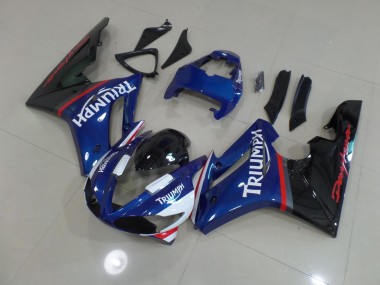 09-12 Azul & Blanco Triumph Daytona 675 Carenados Moto