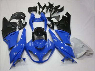 09-12 Brillante Azul & Negro Kawasaki ZX6R Carenados Moto