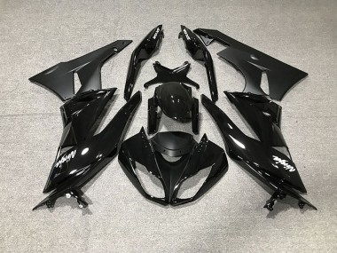 09-12 Negro Brillante Kawasaki ZX6R Carenados Moto