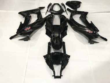 09-12 Negro Metalizado Kawasaki ZX6R Carenados Moto