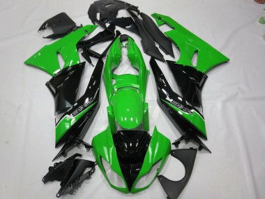 09-12 Verde Negro Kawasaki ZX6R Carenados Moto