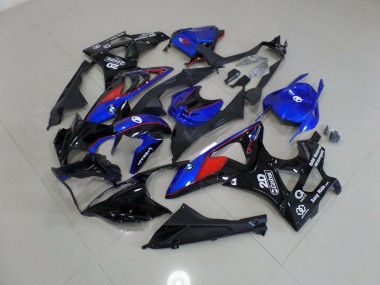 09-14 Alienígena Azul & Blanco BMW S1000RR Carenados Moto