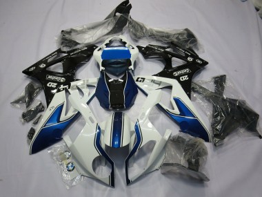 09-14 Alienígena Azul & Blanco BMW S1000RR Carenados Moto