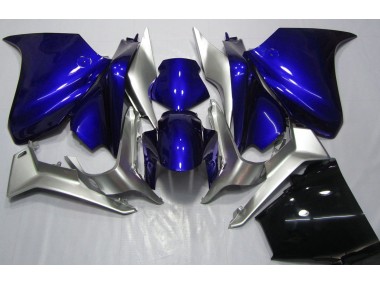 10-13 Azul Profundo & Plata Honda VFR1200 Carenados Moto