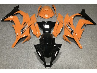 11-15 Naranja Brillante & Logotipos Kawasaki ZX10R Carenados Moto