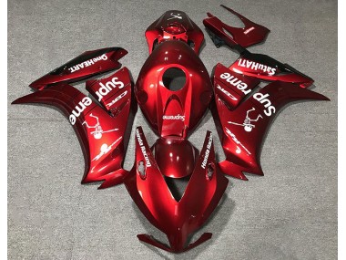 12-16 Rojo Intenso Personalizado Honda CBR1000RR Carenados Moto