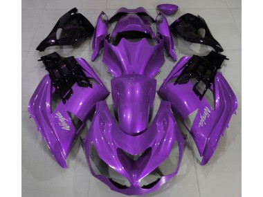 12-21 Estado De Ánimo Morado Kawasaki ZX14R Carenados Moto