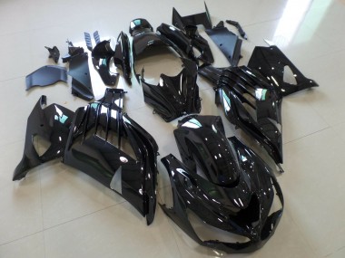 12-21 Negro Brillante Kawasaki ZX14R Carenados Moto