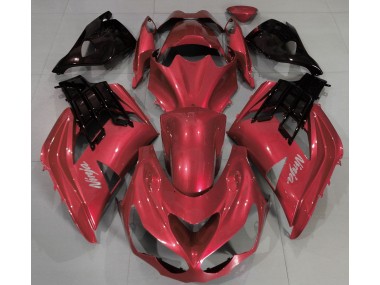 12-21 Rojo Vibrante Kawasaki ZX14R Carenados Moto