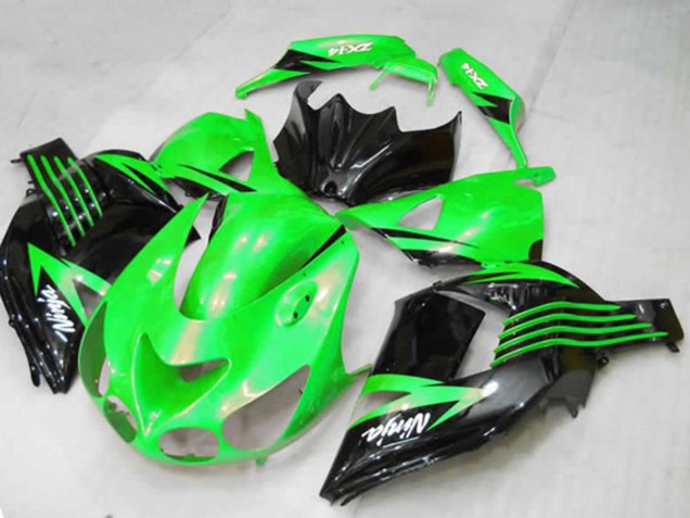 12-21 Verde Kawasaki ZX14R Carenados Moto