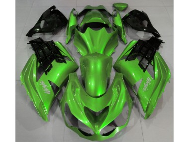 12-21 Verde Líquido Kawasaki ZX14R Carenados Moto