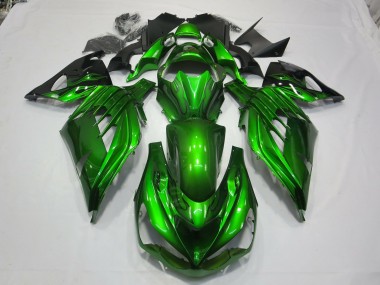 12-21 Verde Negro Kawasaki ZX14R Carenados Moto