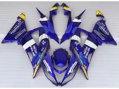 13-18 Estilo Azul Kawasaki ZX6R Carenados Moto