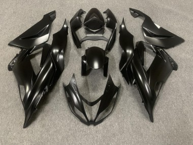 13-18 Negro Mate & Capa Protectora Kawasaki ZX6R Carenados Moto