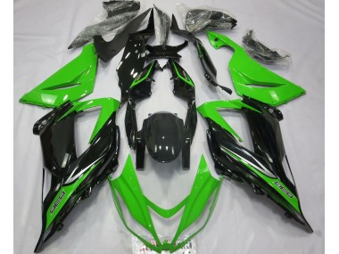 13-18 Verde & Negro Kawasaki ZX6R Carenados Moto