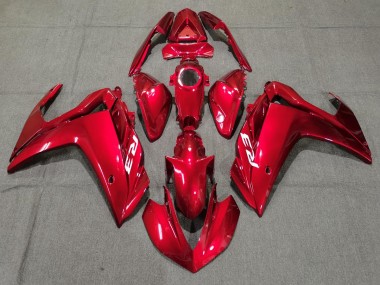 15-18 Rojo Brillante Yamaha R3 Carenados Moto