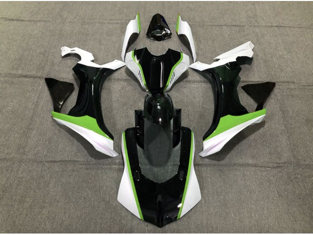 15-19 Verde Blanco & Negro Yamaha R1 Carenados Moto