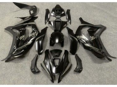 16-19 Negro Satinado & Gris Kawasaki ZX10R Carenados Moto