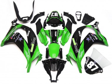 16-19 Verde & Negro Kawasaki ZX10R Carenados Moto